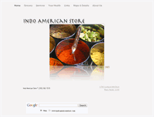 Tablet Screenshot of indoamericanstore.com